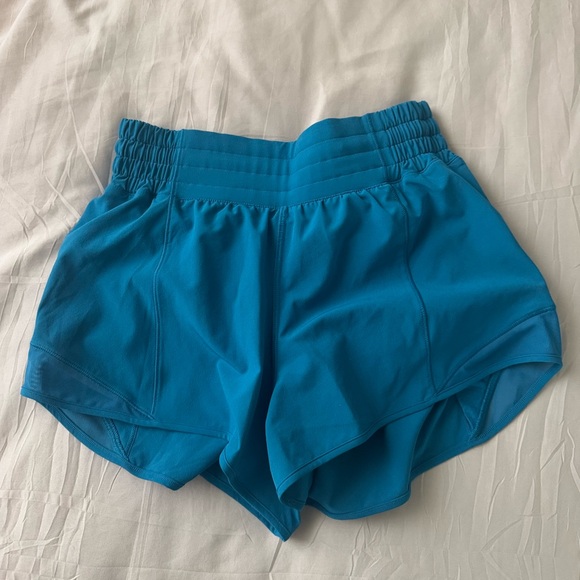 lululemon athletica Pants - Lululemon Hawaii Blue Hotty Hot Shorts